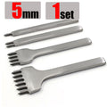 3/4/5/6mm Spacing Punch Tool For Leather Hole Punches Tool Lacing Stitching Sewing DIY Leather Craft Tools 1/2/4/6 Prong