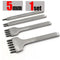 3/4/5/6mm Spacing Punch Tool For Leather Hole Punches Tool Lacing Stitching Sewing DIY Leather Craft Tools 1/2/4/6 Prong