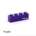 50PCS DIY Building Blocks Thick Figures Bricks 1x4 Dots Educational Creative Size Compatible With Brand Toys for Children 3010