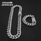 13mm Iced Out Cuban Necklace Chain Hip Hop Jewelry Choker Gold Silver Color Rhinestone CZ Clasp for Mens Rapper Necklaces Link