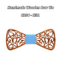 Mahoosive New Floral Wood Bow Ties for Men Bowtie Hollow Butterflies Wedding suit wooden bowtie Shirt krawatte Bowknots Slim tie