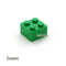 60pcs DIY Building Blocks Thick Figures Bricks 2x2 Dots Educational Creative Size Compatible With 3003 Plastic Toys for Children