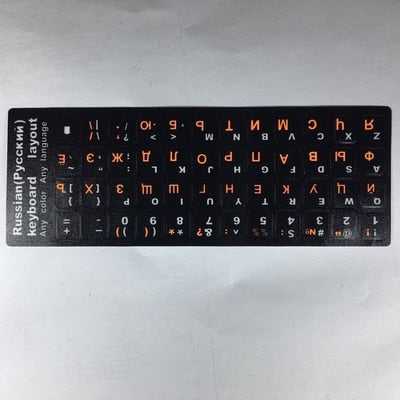 Russian Letters Keyboard Stickers for Notebook Computer Desktop Keyboard cover covers Russia sticker