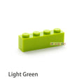 50PCS DIY Building Blocks Thick Figures Bricks 1x4 Dots Educational Creative Size Compatible With Brand Toys for Children 3010