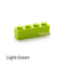 50PCS DIY Building Blocks Thick Figures Bricks 1x4 Dots Educational Creative Size Compatible With Brand Toys for Children 3010