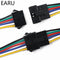 10Pairs 15cm JST SM 2P 3P 4P 5P 6P Plug Socket Male to Female Wire Connector LED Strips Lamp Driver Connectors Quick Adapter