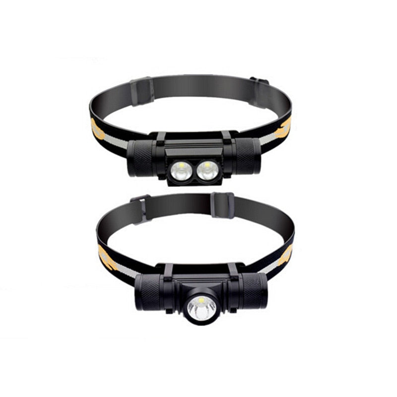 D10 / D25 Mini Head Lamp XML LED Headlight White Light Headlamp USB Rechargeable 18650 Head Light For Hunting Fishing Camping