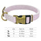 Nylon Dog Collar Personalized Pet Collar Engraved ID Tag Nameplate Reflective for Small Medium Large Dogs Pitbull Pug