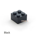 60pcs DIY Building Blocks Thick Figures Bricks 2x2 Dots Educational Creative Size Compatible With 3003 Plastic Toys for Children