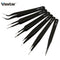 6pcs ESD Anti-Static Stainless Steel Tweezer Set Maintenance Repair Tool Kit Anti Static Model Making Tool Hand Tool Set
