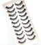 NEW 10 Pairs Natural False Eyelashes Fake Lashes Long Makeup 3d Mink Lashes Extension Eyelash Mink Eyelashes for Beauty 54