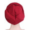 2021 New Elastic Fashion Turban Hat Solid Color Women Warm Winter Headscarf Bonnet Inner Hijabs Cap Muslim Hijab femme Wrap Head