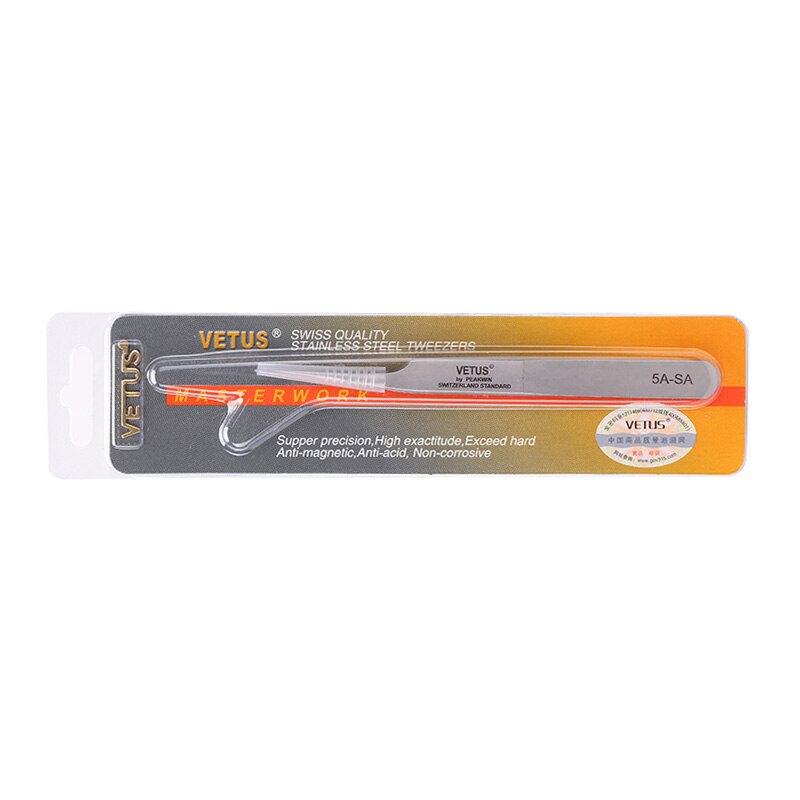 Makeup Professional Eyelash Tweezers 3D Volume Eyelash Extension Tweezer Fan Lash Eyebrow Tweezers VETUS Excellent Closure