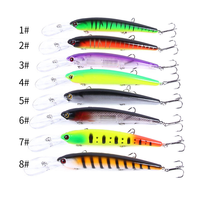 1PCS Minnow Fishing Lure Laser Hard Artificial Bait 3D Eyes 16cm 21g Fishing Wobblers Pike Carp Bait Crankbaits Fishing Tackle