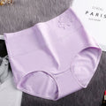 Cotton women&#39;s panties elastic soft large size 4XL Underpanties Embossed ROSE Ladies underwear Breathable sexy High waist briefs