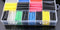 580pcs/530pcs/260pcs Assortment Electronic 2:1 Wrap Wire Cable Insulated Polyolefin Heat Shrink Tube Ratio Tubing Insulation