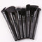 ZOREYA Black Makeup Brushes Set Eye Face Cosmetic Foundation Powder Blush Eyeshadow Kabuki Blending Make up Brush Beauty Tool