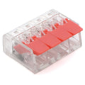 (30&amp;50Pieces) Lever Nuts-3 New style compact Splicing Connectors Quick Disconnect Wire Connectors AWG 24-12