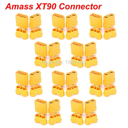 5/ 10 Pairs XT30 XT30U XT60 XT60H XT90 EC2 EC3 EC5 T Plug Battery Connector Set Male Female Gold Plated Banana Plug for RC Parts