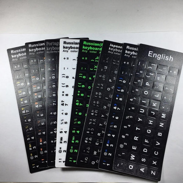 Russian letters keyboard Stickers cover For Laptop PC Keyboard 10&quot; to 17&quot; Computer Standard Letter Layout Keyboard Covers Film