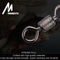 Meredith 50PCS/Lot Fishing Swivels Ball Bearing Swivel with Safety Snap Solid Rings Rolling Swivel for Carp Fishing Accessories
