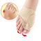 2Pcs=1Pair Toe Separator Hallux Valgus Bunion Corrector Orthotics Feet Bone Thumb Adjuster Correction Pedicure Sock Straightener