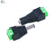 5 Set 10 pcs Cameras 2.1mm x 5.5mm Female Male DC Power Plug Adapter  Female Plug Jack Adapter Connector Male Plug Socket green