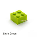 60pcs DIY Building Blocks Thick Figures Bricks 2x2 Dots Educational Creative Size Compatible With 3003 Plastic Toys for Children