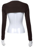 New Fashion One Piece Sleeves Arm Cover Shrug Hijab Muslim Women Hijab 20 Colors Arm Warmers Femme