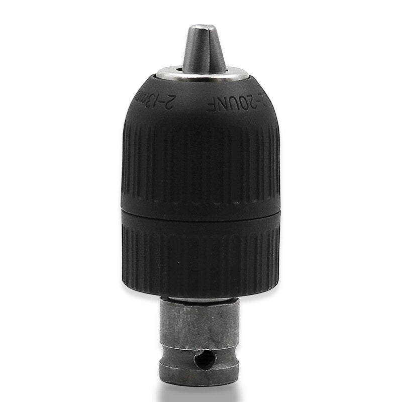 2-13mm 1/2&quot; 20unf Self-locking Keyless Drill Chuck Self Tighten 1/2&quot; Drill Chuck Adaptor For Impact Wrench Conversion 1/2-20unf
