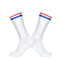 Anti Slip Silicone Summer Aero Socks Whiteline Cycling Socks Men Bicycle Sport Running Bike Socks Calcetines Ciclismo