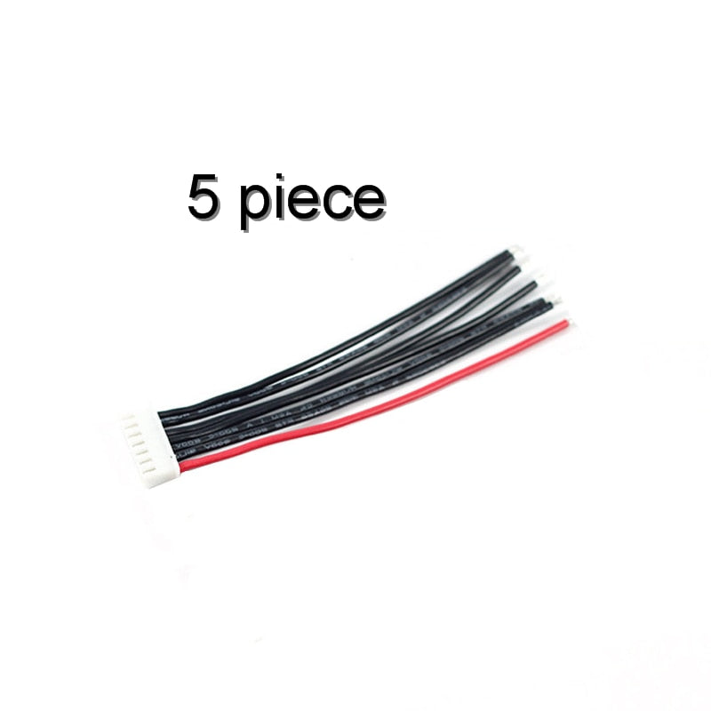 Good Quality 2s 3s 4s 5s 6s LiPo Battery Balance Charger Plug Line/Wire/Connector 22AWG 100mm JST-XH Balancer Cable 5 Pieces/Lot