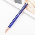 Creative High Grade Metal Gold Foil Into The Water Bead Pen Gold Foil Pen Metal Signature Pen School Stationery Office Supplies