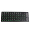 Russian Letters Keyboard Stickers Frosted PVC for Notebook Computer Desktop Keyboard Keypad Laptop