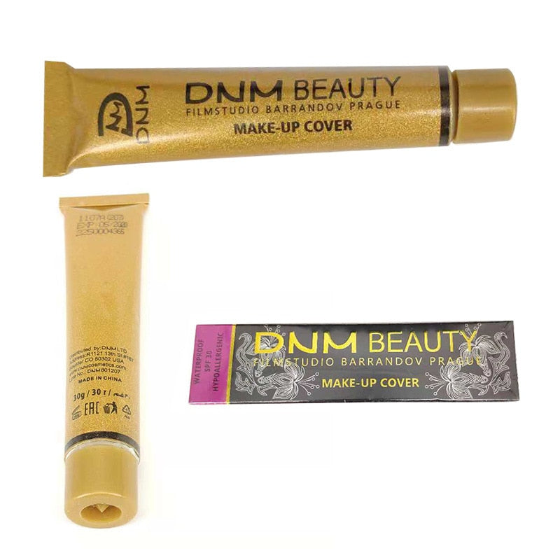Full Skin Concealer Foundation Cream Face Professional Blemish Cover Dark Spot Tattoo Contour Makeup Liquid Concealer Cosmetic