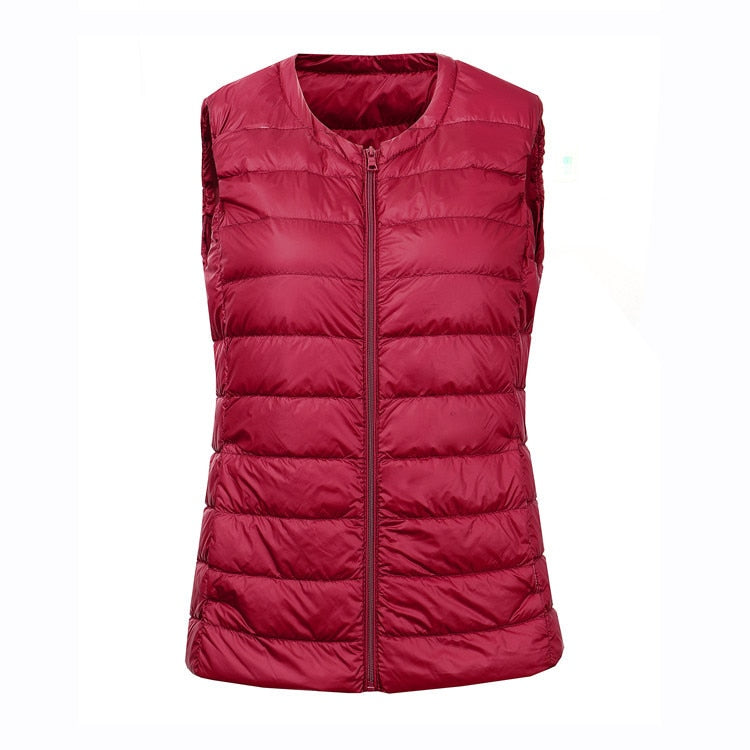 NewBang Brand 7XL 8XL Large Size Waistcoat Women's Warm Vest Ultra Light Down Vest Women Portable Sleeveless Winter Warm Liner