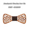 Mahoosive New Floral Wood Bow Ties for Men Bowtie Hollow Butterflies Wedding suit wooden bowtie Shirt krawatte Bowknots Slim tie