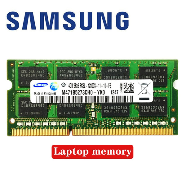 SAMSUNG Laptop RAM 2GB 4GB 8GB PC3 PC3L DDR3 DDR3L 1066 1333 1600MHz 8500S 10600S 12800S Notebook memory SODIMM