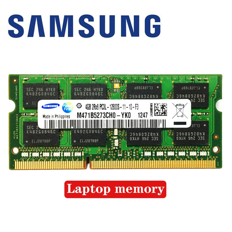 SAMSUNG Laptop RAM 2GB 4GB 8GB PC3 PC3L DDR3 DDR3L 1066 1333 1600MHz 8500S 10600S 12800S Notebook memory SODIMM
