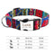 Nylon Dog Collar Personalized Pet Collar Engraved ID Tag Nameplate Reflective for Small Medium Large Dogs Pitbull Pug