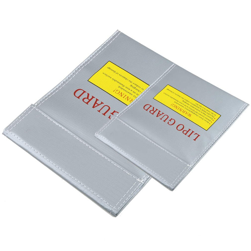 1Pcs Fireproof RC LiPo Li-Po Battery Fireproof Safety Guard Safe Bag Charging Sack Battery Safety Guard Silver Two size Hot!