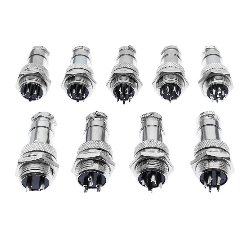 5/8&quot; GX16  Aviation Circular Connector  2Pin3pin4pin 5pin6pin7pin8pin9pin10pin Male &amp; Female Diameter 16mm L73 RS765 DF16 M16