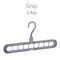 1/2pcs Magic Multi-port Support hangers for Clothes Drying Rack Multifunction Plastic Clothes rack drying hanger Storage Hangers