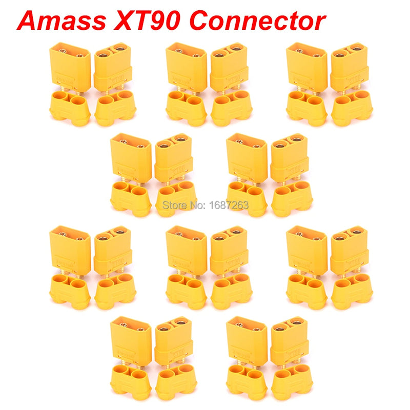 5/ 10 Pairs XT30 XT30U XT60 XT60H XT90 EC2 EC3 EC5 T Plug Battery Connector Set Male Female Gold Plated Banana Plug for RC Parts