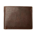 GENODERN Cow Leather Men Wallets with Coin Pocket Vintage Male Purse RFID Blocking Genuine Leather Men Wallet with Card Holders