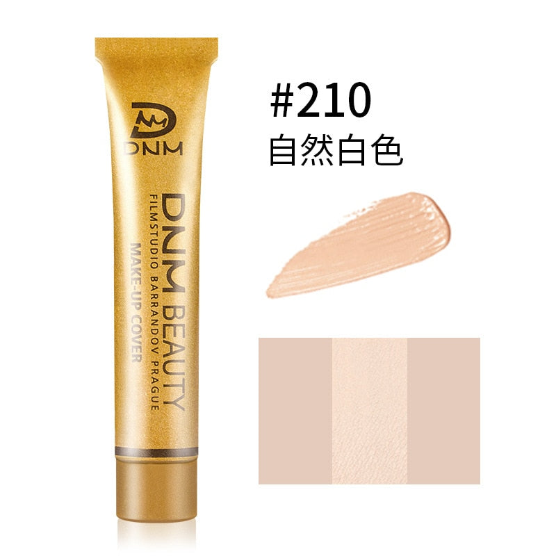 Full Skin Concealer Foundation Cream Face Professional Blemish Cover Dark Spot Tattoo Contour Makeup Liquid Concealer Cosmetic