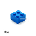 60pcs DIY Building Blocks Thick Figures Bricks 2x2 Dots Educational Creative Size Compatible With 3003 Plastic Toys for Children