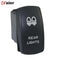 1PC 24V 20A Car Boat Rocker Switch 12V Waterproof Lighted Rocker Toggle Switch ON Off 5 Pin For Marine ATV RZR RV Auto Truck