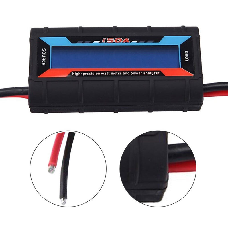 Build Power Current Power Analyzer 150A RC High Precision Power Analyzer &amp; Watt Meter W/ Backlight LCD