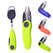 WDAIREN Quick Knot Tool Shrimp Shape Fold Fishing Scissors Telescopic Rope Kit Fishing Line Cutter Clipper Nipper Fishing Tackle